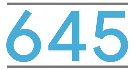 645 timetable